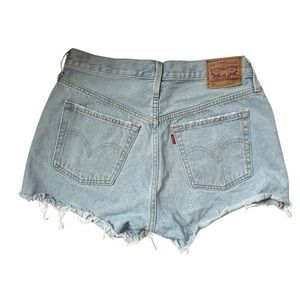 Levi's Light Wash Denim Cutoff Shorts
